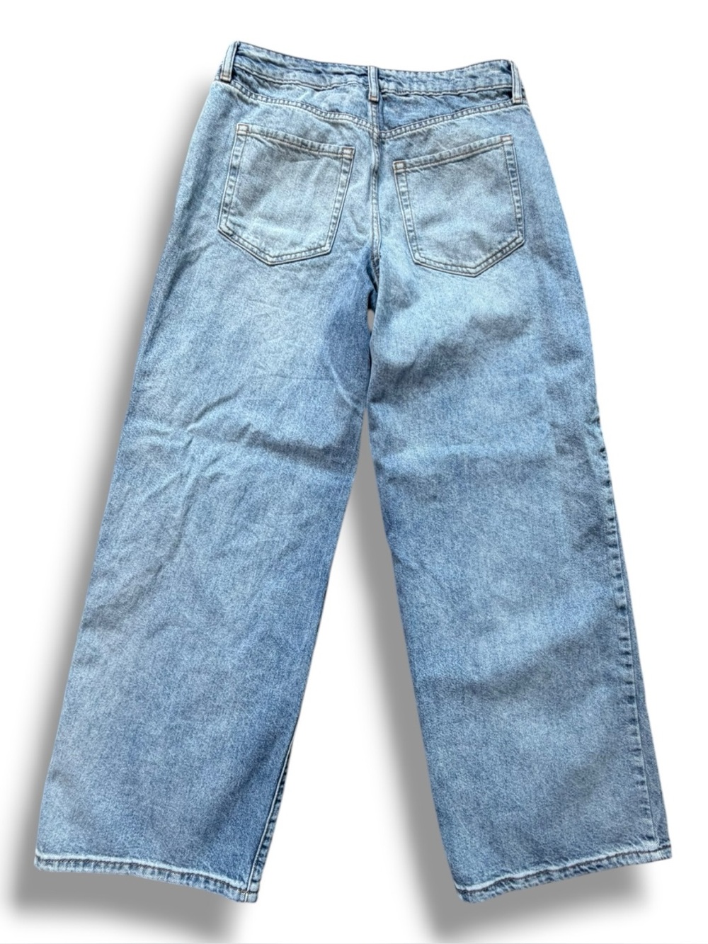 wild fable Light Blue Baggy Wide Leg Jeans 8R - Picture 2 of 9
